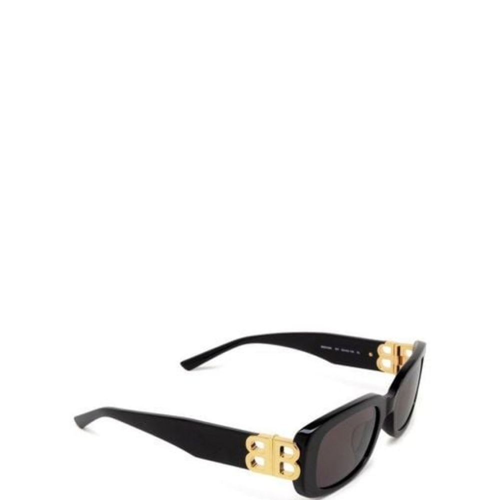 NEW BALENCIAGA WOMEN SQUARE BLACK BB0310SK 001 SUNGLASSES - Picture 4 of 6